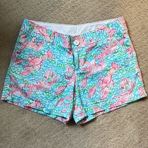 Lilly Pulitzer Callahan Shorts sz 8 Lobstah Roll